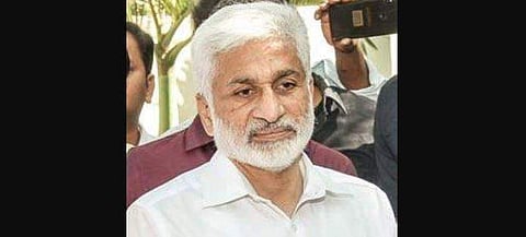 YSRC national general secretary and Rajya Sabha member V Vijaya Sai Reddy