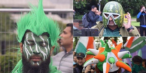 Fans getting ready for India-Pakistan (Photo | Atreyo Mukhopadhyay, EPS)