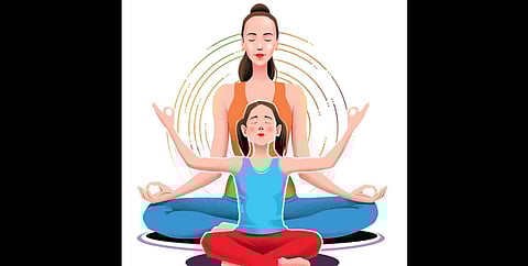Sharmila Taneja recommends half an hour of Viniyoga practice for children of an average age of 12 years with Urdhva Dhanur Asana as the goal posture.
