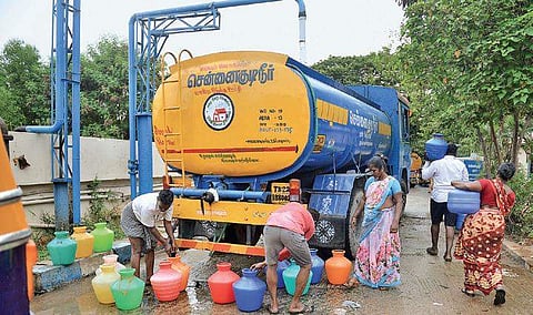 To meet demand for water, the Metrowater pumping facility at Pattinampakkam is now open for public | D SAMPATH KUMAR