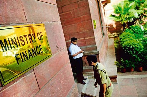 The Ministry of Finance office in New Delhi (Photo | PTI)