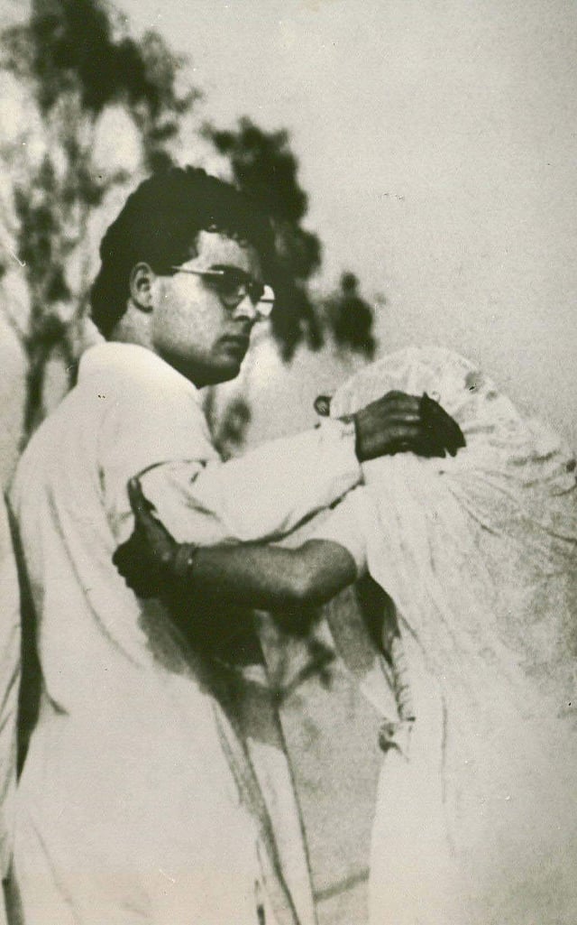 In this 1991 image, Rahul is consoling his mother Sonia, shortly after the assasination of Prime Minister Rajiv Gandhi. (Express Photo)