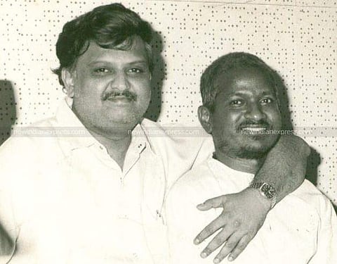 Playback singer SP Balasubramaniam with  music director Ilayaraaja. (File Photo | EPS)