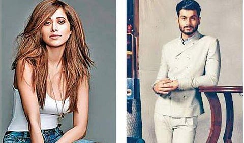 Nushrat Bharucha(L) and Sunny Kaushal