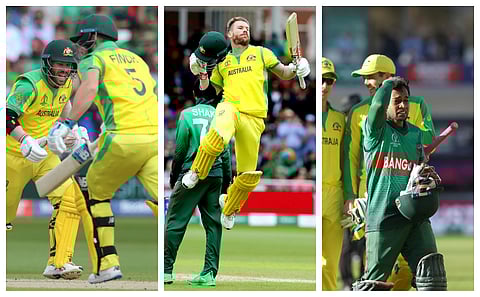 Australia dominated from start to finish with brief signs of hope from Mushfiqur Rahim & co. (Photo | AP)