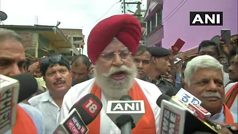 BJP's SS Ahluwalia in Bhatpara  (Photo | ANI Twitter)