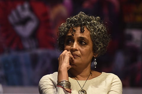 Writer and activist Arundhati Roy during the All India Convention against Fascist offensive in New Delhi on January 21, 2019. (Photo| Parveen Negi, EPS)