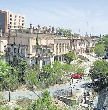 Telangana government would likely raze down the nearly 150-year-old heritage structure for the proposed Rs 100-crore Assembly building.