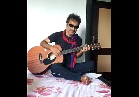 Bengali pop icon Nachiketa in the viral 'cut money' song. (Photo| Youtube screen grab)