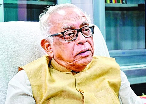 Former leader of the Opposition in  Odisha Assembly Narasingh Mishra ( File Photo | EPS)