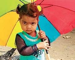 Moksitha who died of suffocation and injuries.