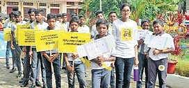 Students say a firm ‘no’ to drugs 