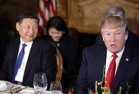 Chinese President Xi Jinping (left) and US President Donald Trump (right) ( File Photo | AP)