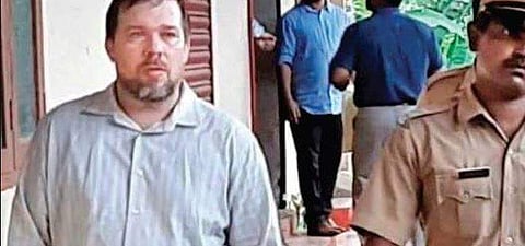 Casey Paul Perez, being taken to Angamaly JFCM Court on Tuesday | Express