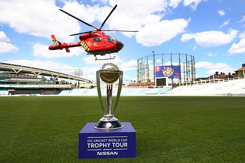 ICC World Cup 2019 Trophy (Photo | Twitter@cricketworldcup)