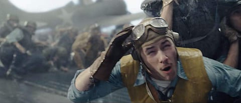 Nick Jonas in Midway. (Photo| YouTube screen grab)