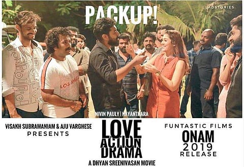 Love Action Drama, which marks the directorial debut of actor Dhyan Sreenivasan, is set for an Onam release. (Photo | Instagram)