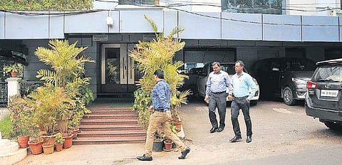 CBI’s Bengaluru unit conducts raids at Sujana Group’s premises near Nagarjuna Circle on Sunday | Express