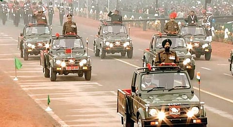 The Gypsy is a part of the Republic Day parade and other ceremonial Army events