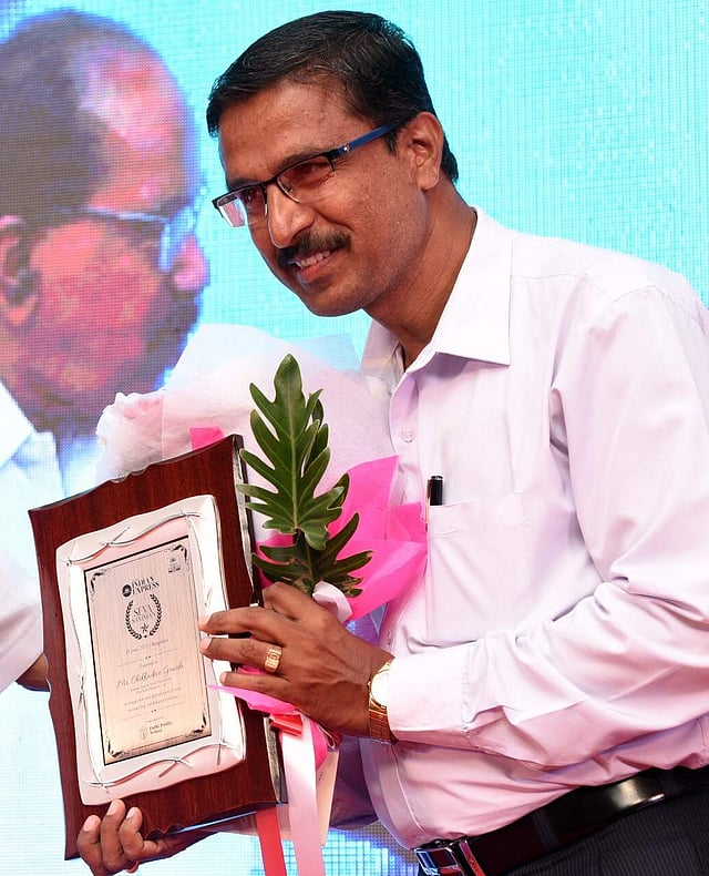 Chikkadeve Gowda, Assistant Teacher, Government High School, Uttarahalli: This teacher has donned several hats in his career of spreading education over the years. As an assistant teacher in Devanahalli, he created classrooms where students were studying under trees. The locals were so impressed that they gave the school five guntas of land to develop further. As a co-ordinator, he mobilised furniture, land and infrastructure for schools that had nothing to start with. After ensuring this, he came to the school at Uttarahalli, where he went door-to-door, convincing thousands of women working at beedi factories to send their children to school. He promised them he would care for the children as his own. The school was the first to have a smart class in the state, and among the few to have an Atal Tinkering Lab and saw an increase in student enrolment from 120 students in 2008 to 1500 students in 10 years..