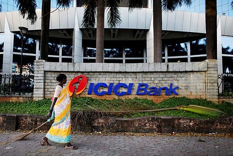 Logo of ICICI Bank at its headquarters in Mumbai (File | Reuters)