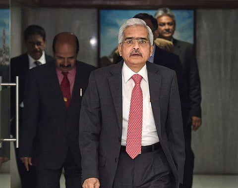 RBI Governor Shaktikanta Das along with deputies arrive for RBI's bi-monthly policy review in Mumbai Thursday June 6 2019. | PTI