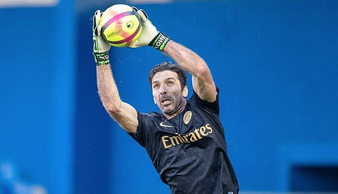 Gianluigi Buffon joined PSG after a tremondous run with Juventus in Italy (Twitter Photo)