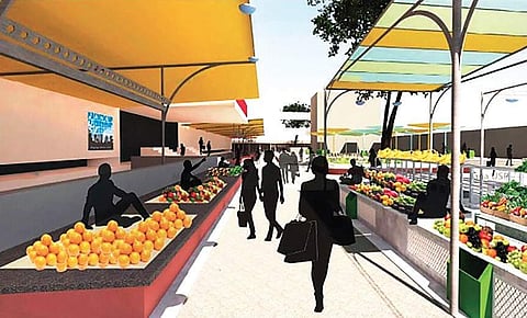 An artist’s impression of the KR Market after the revamp