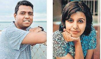 Deepak Dhananjaya (L) and Veena Sethuraman (R)