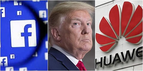 Facebook to cut off Huawei after US President Donald Trump's ban on technology imports over security 