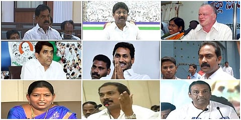 Governor ESL Narasimhan administered the Oath of Office and Secrecy to the new ministers in the presence of around 5,000 people at the Secretariat Ground in Velagapudi.