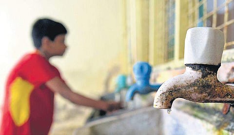 With drought-like condition worsening, the Andhra Mahila Sabha is struggling to provide drinking water to the inmates as source continues to shrink | Martin Louis