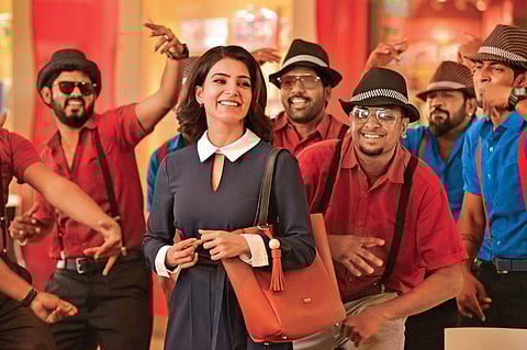 Samantha in a still from Oh! Baby