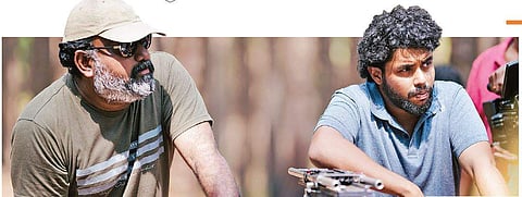 Shanker Ramakrishnan (left) with cinematographer Sudeep Elamon