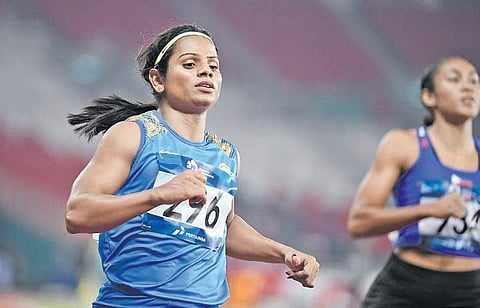 Dutee Chand prepares for World University Games to be held in Napoli (File photo)