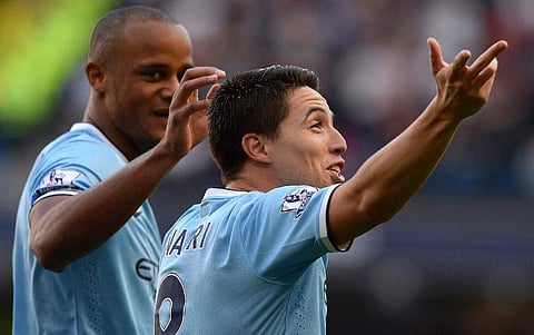 Nasri is the first big-name signing for Kompany | AFP