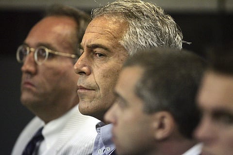 FILE | Wealthy financier and registered sex offender Jeffrey Epstein 