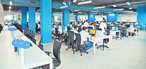 Inside view of the office