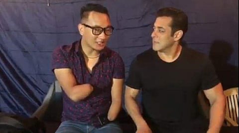 Thupten Tsering and Salman Khan (Photo || @beingsalmankhan, instagram)