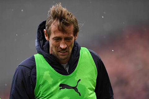 Crouch played 42 times for the Three Lions, scoring 22 goals. | AP