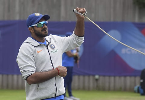 Vijay Shankar during training. (Photo  EPS)
