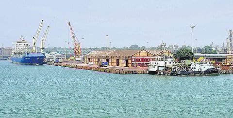 A view of the New Mangalore Port Trust
