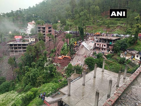 30 Army men and seven civilians were present at the spot. (Photo | ANI Twitter)