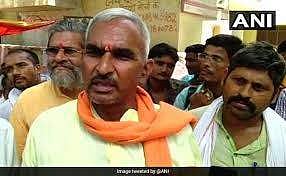 BJP's Bairia MLA Surendra Singh (Photo | ANI Twitter)