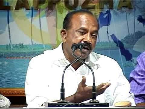 Kerala Civil Supplies and Consumer Affairs Minister P Thilothaman (YouTube screen grab)