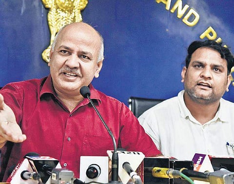 At a press briefing in New Delhi on Monday, Deputy CM Manish Sisodia said he would also write to the Centre seeking recognition of Bhojpuri language | parveen negi