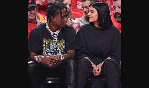 Travis Scott and Kylie Jenner. (Photo | kyandtravis Instagram)