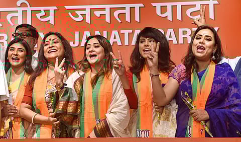 Several actors from the Tollywood industry joins BJP. (Photo| PTI)