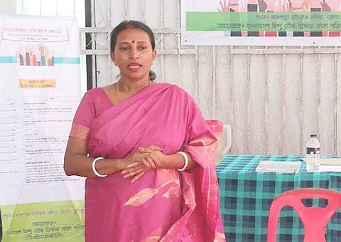 Priya Saha, organising secretary of the Bangladesh Hindu Buddhist Christian Unity Council (Photo | Bangladesh Hindu Buddhist Christian Unity Council website)