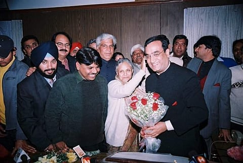 Ajay Maken withe former Delhi CM Late Sheila Dikshit (File | Twitter, Ajay Maken)
